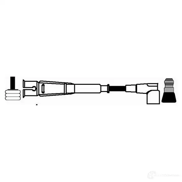 Высоковольтный провод зажигания NGK 38755 165526 257 050 OQF2Z4A изображение 0