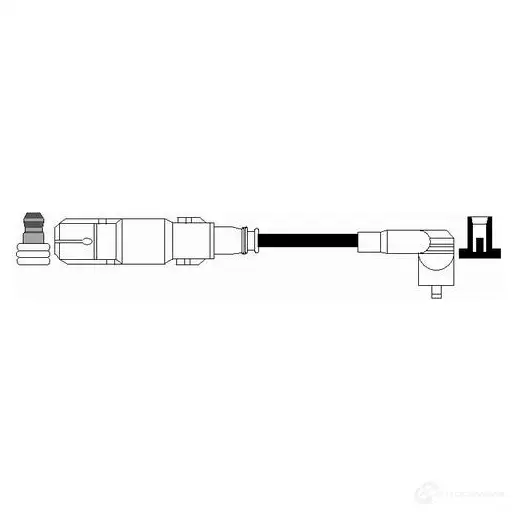 Высоковольтный провод зажигания NGK VSV8FO 165467 38669 144 080