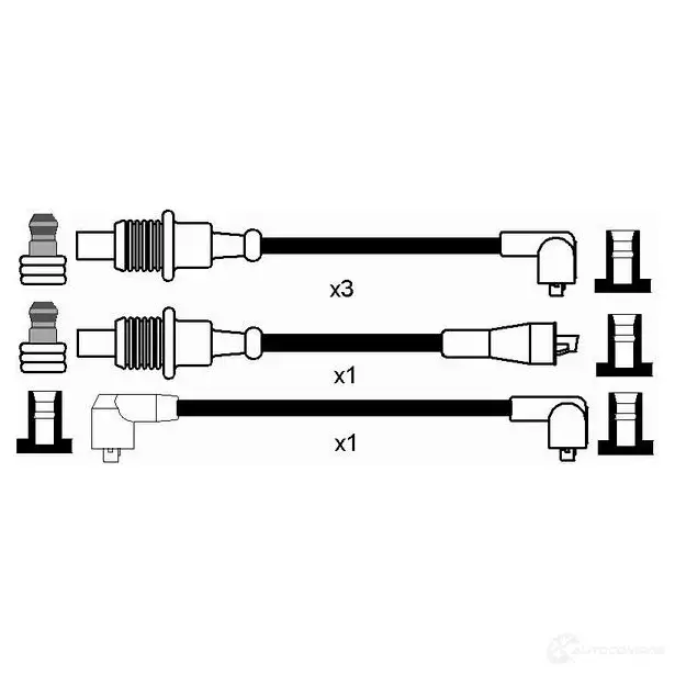 Высоковольтные провода зажигания, комплект NGK 7156 ZNQEH RC- CT611 167257 - Изображение 1
