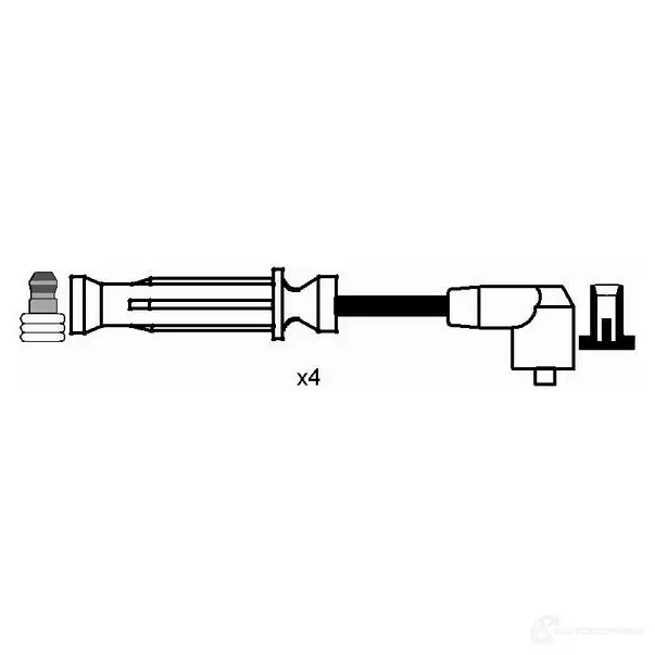 Высоковольтные провода зажигания, комплект NGK RC-R V308 2Y83P 167583 8274 - Изображение 1