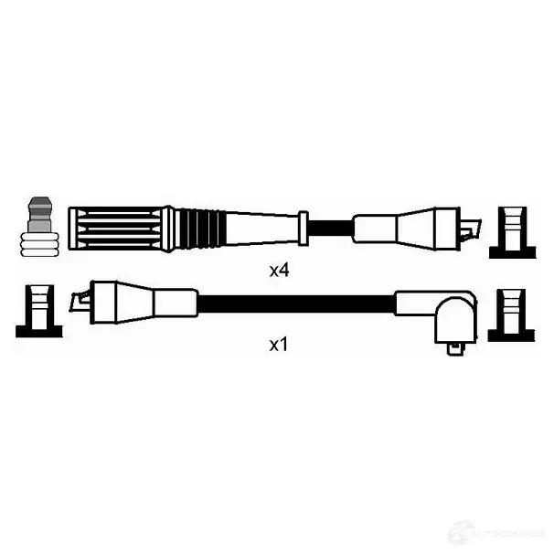 Высоковольтные провода зажигания, комплект NGK TAHK3 167635 RC-L C610 8528 - Изображение 1