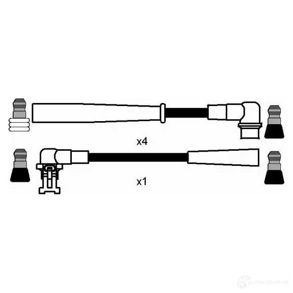 Высоковольтные провода зажигания, комплект NGK RC-RN637 Blister Faisceau 6 44284 1193401314 - Изображение 1