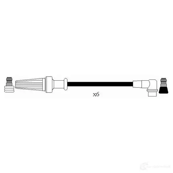 Высоковольтные провода зажигания, комплект NGK RC- RN602 80QLC 167546 8184 - Изображение 1