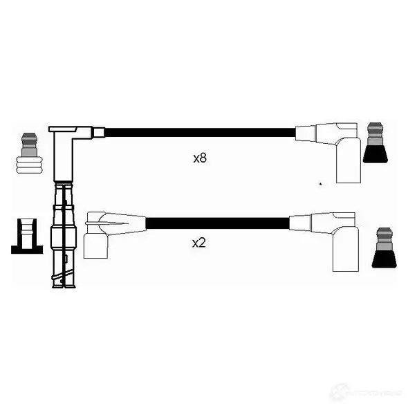 Высоковольтные провода зажигания, комплект NGK RC -MB212 ODSHV1 0747 164272 изображение 1