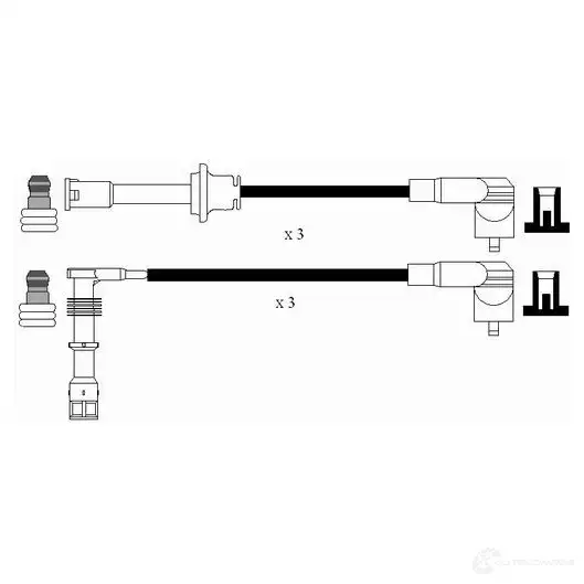 Высоковольтные провода зажигания, комплект NGK RC-A R917 7312 167324 SGM99 изображение 0