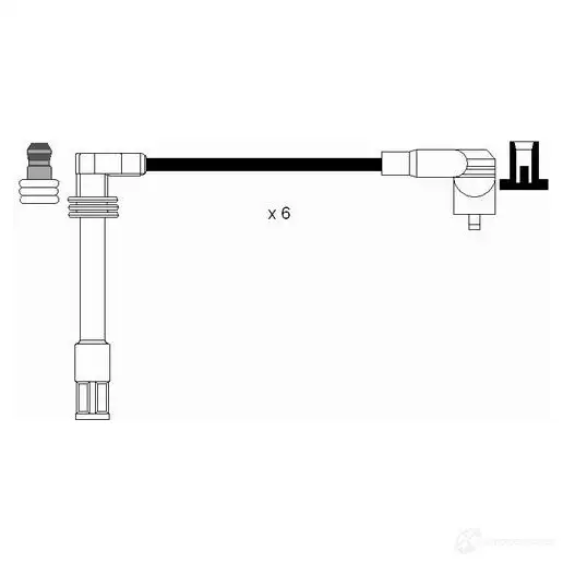 Высоковольтные провода зажигания, комплект NGK 164189 0518 RC-AD2 18 NX3XI изображение 4