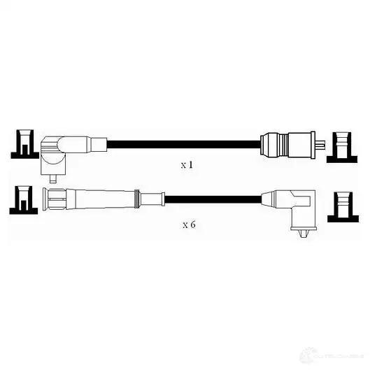 Высоковольтные провода зажигания, комплект NGK RC -BW233 164212 0577 PTMK94 - Изображение 1