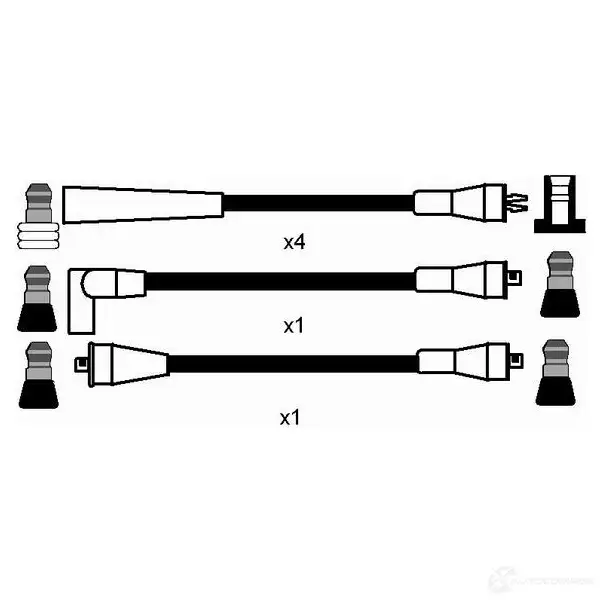 Высоковольтные провода зажигания, комплект NGK RC- CR309 167594 UTOARB8 8292 - Изображение 1