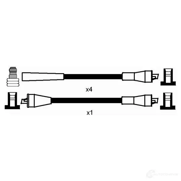 Высоковольтные провода зажигания, комплект NGK 164337 0906 6XL9H RC -ST405 изображение 0