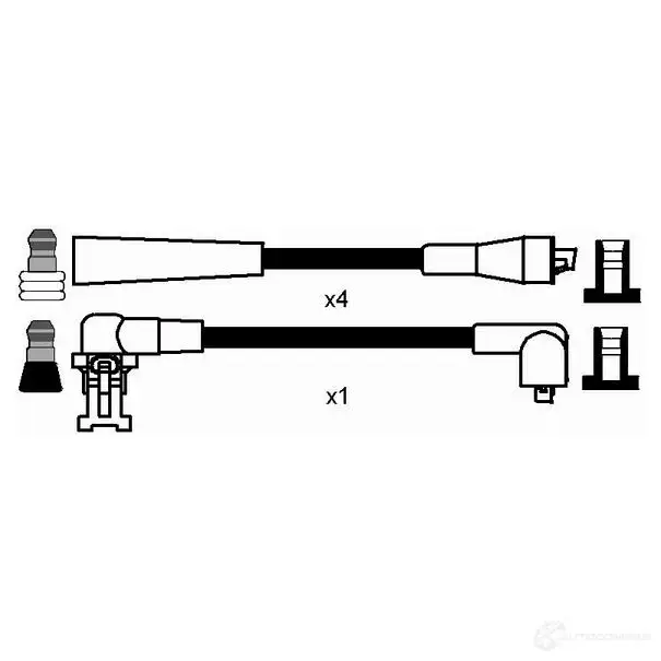 Высоковольтные провода зажигания, комплект NGK RC- RN620 H82WU 167617 8487 изображение 0