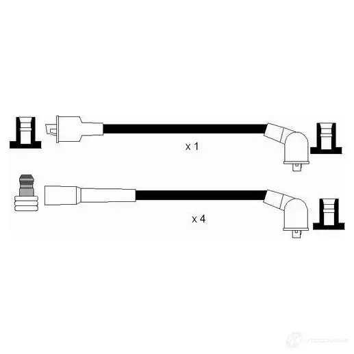 Высоковольтные провода зажигания, комплект NGK 0M91C 164333 RC- SD402 0900 изображение 0