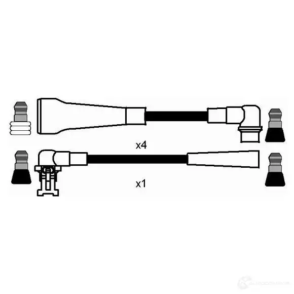 Высоковольтные провода зажигания, комплект NGK 6218L2 RC -RN629 8507 167627 - Изображение 1