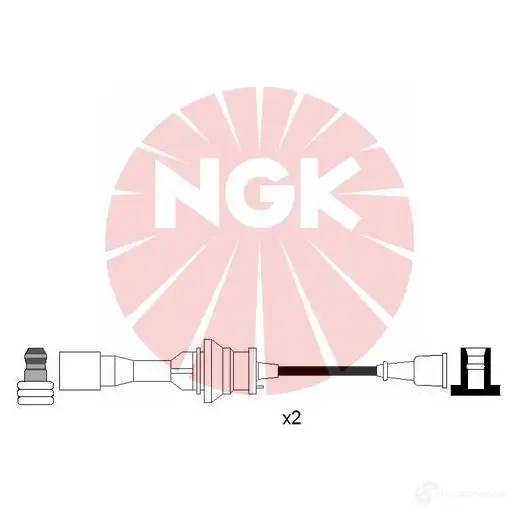 Высоковольтные провода зажигания, комплект NGK RC-ZE5 3 167666 BV2TI 8647 - Изображение 1