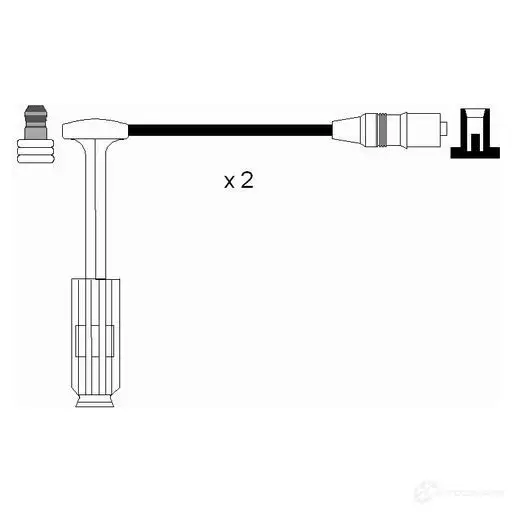 Высоковольтные провода зажигания, комплект NGK 0757 RC -MB222 164281 1I55T изображение 0