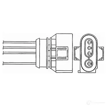 Лямбда зонд, кислородный датчик NGK TDM5R OZA447-E 35 164170 0493 изображение 0