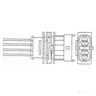 Лямбда зонд, кислородный датчик NGK 164098 2C4ULH OZA447-E2 6 0405 изображение 0