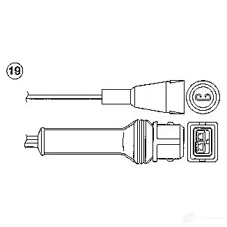 Лямбда зонд, кислородный датчик NGK 164681 1838 OZA 446-E5 MKTKKYJ - Изображение 1