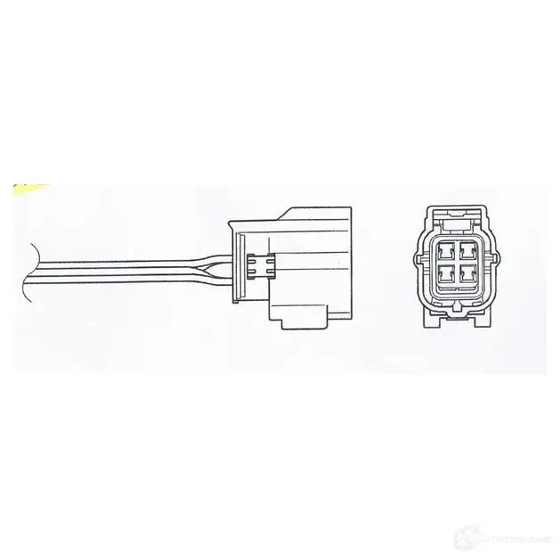 Лямбда зонд, кислородный датчик NGK OZA49 5-F10 168120 9368 HWLQEJ изображение 0