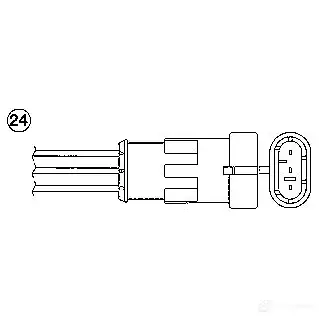 Лямбда зонд, кислородный датчик NGK 163940 TTSHZG 0126 OZA 311-R2 изображение 0