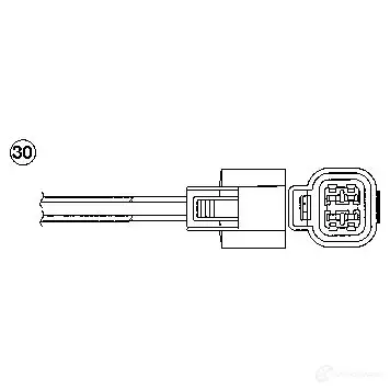 Лямбда зонд, кислородный датчик NGK OZ A686-EE8 ZHBGM9 167746 90490 изображение 0