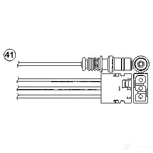 Лямбда зонд, кислородный датчик NGK 164685 1843 OZA 381-F4 8UU2J