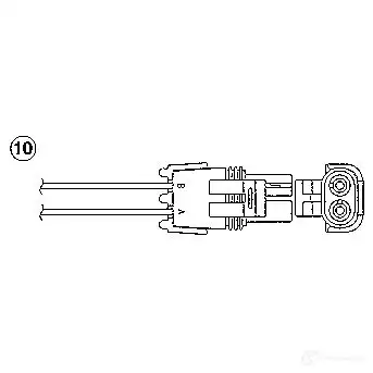 Лямбда зонд, кислородный датчик NGK W7WJ3 96795 OZA6 07-EE1 168484 - Изображение 1