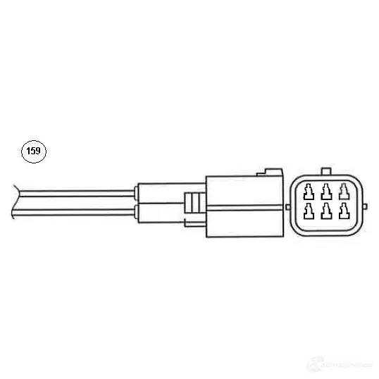 Лямбда зонд, кислородный датчик NGK 168581 97682 LZA0 7-MD24 J0ZC5MA изображение 0