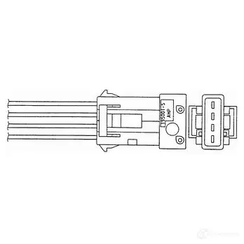 Лямбда зонд, кислородный датчик NGK 08P921B OZA527-E3 4 164759 1981 изображение 0