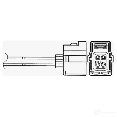 Лямбда зонд, кислородный датчик NGK 94175 OZA7 23-EE2 CB1V4ZU 168186