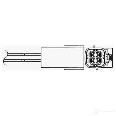 Лямбда зонд, кислородный датчик NGK 184CF6 OZA610 -N5 1434 164494 изображение 0