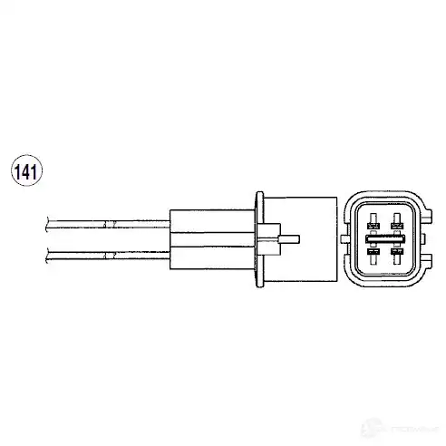 Лямбда зонд, кислородный датчик NGK 57VTGD 168520 OZA668-E E28 97059 изображение 0