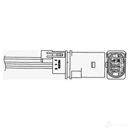 Лямбда зонд, кислородный датчик NGK 163889 XKV297 LZA07-V 4 0028 - Изображение 1