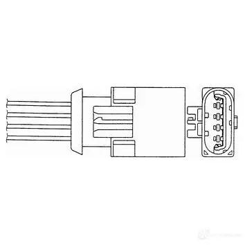 Лямбда зонд, кислородный датчик NGK 0429 LNC37XP 164118 OZA341 -RV2 - Изображение 1