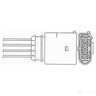Лямбда зонд, кислородный датчик NGK 0413 164104 OZ A510-V3 1DPW25P - Изображение 1