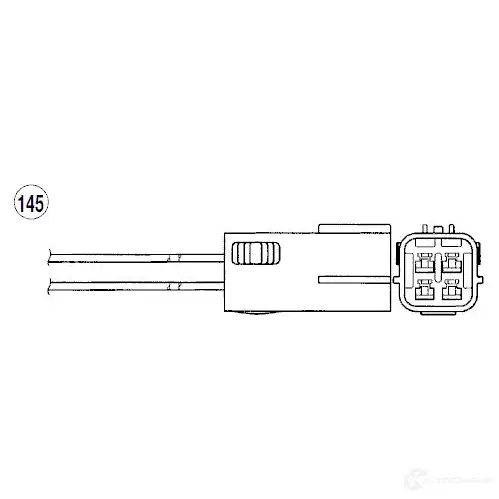 Лямбда зонд, кислородный датчик NGK OZA34 1-F71 90480 167744 E8BL0E0