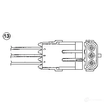 Лямбда зонд, кислородный датчик NGK OZA728- R3 168158 93986 TXBUN изображение 0