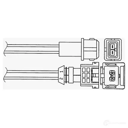 Лямбда зонд, кислородный датчик NGK 164619 1755 GJ7CU OTA4N -5A1 - Изображение 1