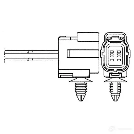 Лямбда зонд, кислородный датчик NGK 1655 OZ A253-F26 STQ3B 164568 изображение 0