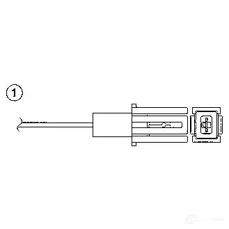Лямбда зонд, кислородный датчик NGK LV8B3 OZA 25-F3 0176 163975 - Изображение 1