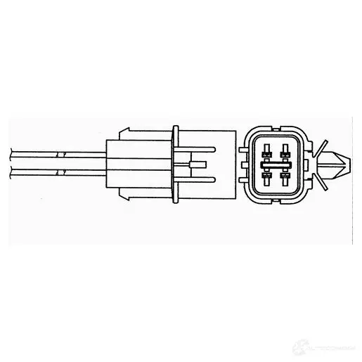 Лямбда зонд, кислородный датчик NGK 167733 90387 OZA609 -M1 C6WPXT изображение 0