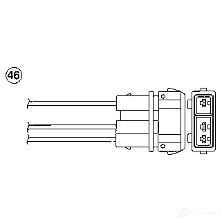 Лямбда зонд, кислородный датчик NGK 164006 OZA4 46-E52 0226 EP23IH изображение 0