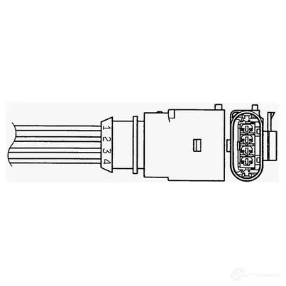 Лямбда зонд, кислородный датчик NGK 93413 168092 RU4TE OZA 629-V27 изображение 0