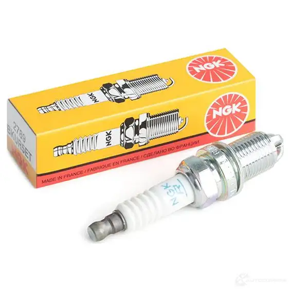 Свеча зажигания никелевая NGK BKUR5ET 1439767654 7FMSH GA - Изображение 1