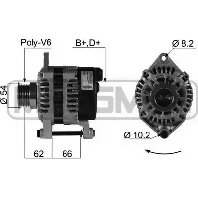 Генератор MESSMER NFIO8M 2627053 B WOU2K 210011