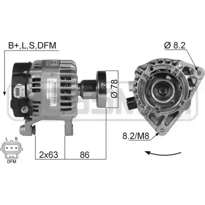 Генератор MESSMER 2627055 A5D22OW W XU4S 210013 изображение 0