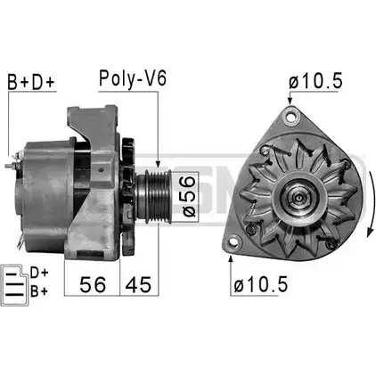 Генератор MESSMER 210014 7SK 71ZF S5M6D 2627056 изображение 0