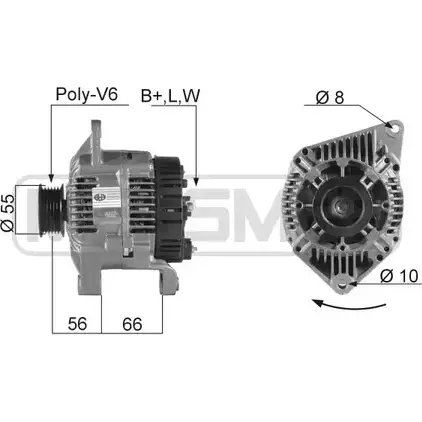 Генератор MESSMER NEN6OE7 JL5F W 210049 2627091 изображение 0