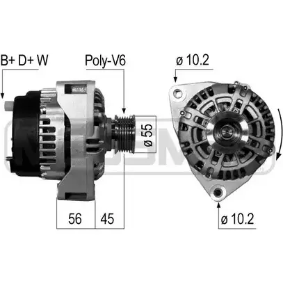 Генератор MESSMER 87VTTGA 210052 2 3KW4JK 2627094