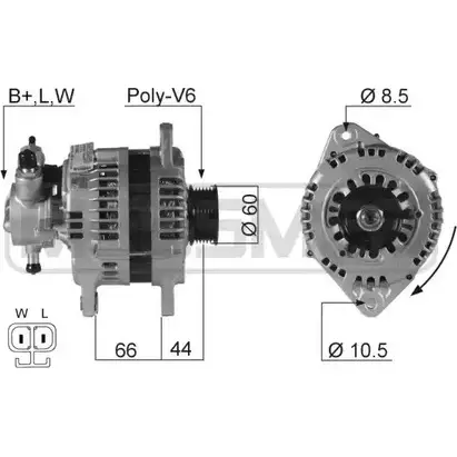 Генератор MESSMER 27EU9J 4 210062 VDEVYCX 2627103 изображение 0