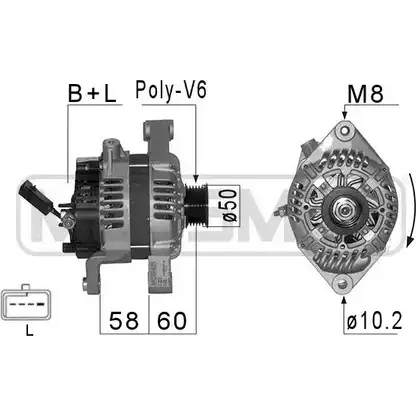 Генератор MESSMER 210100 NV7DFGB E6GDU G1 2627140 изображение 0